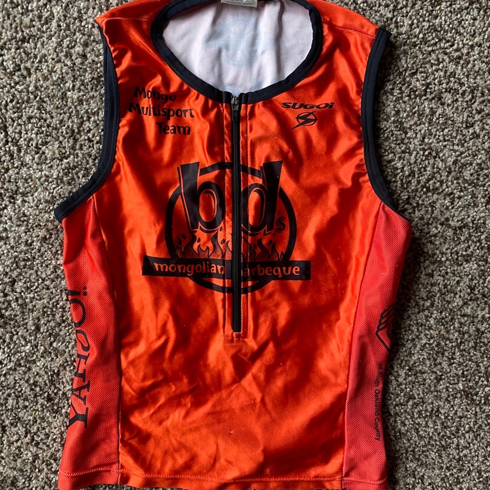 Monogolian barbecue triathlon top